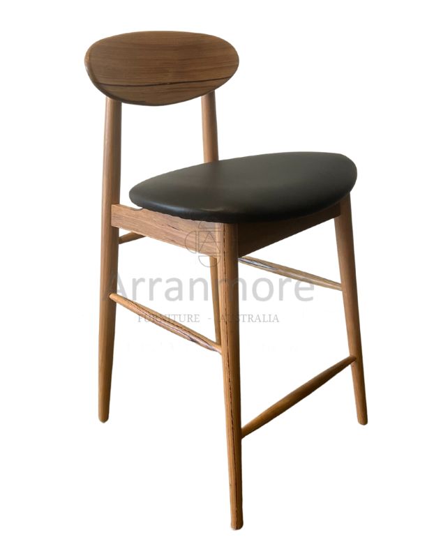 C41 Bar Stool A sleek and comfortable seating option by Arranmore Furniture perfect for bars and kitchen counters