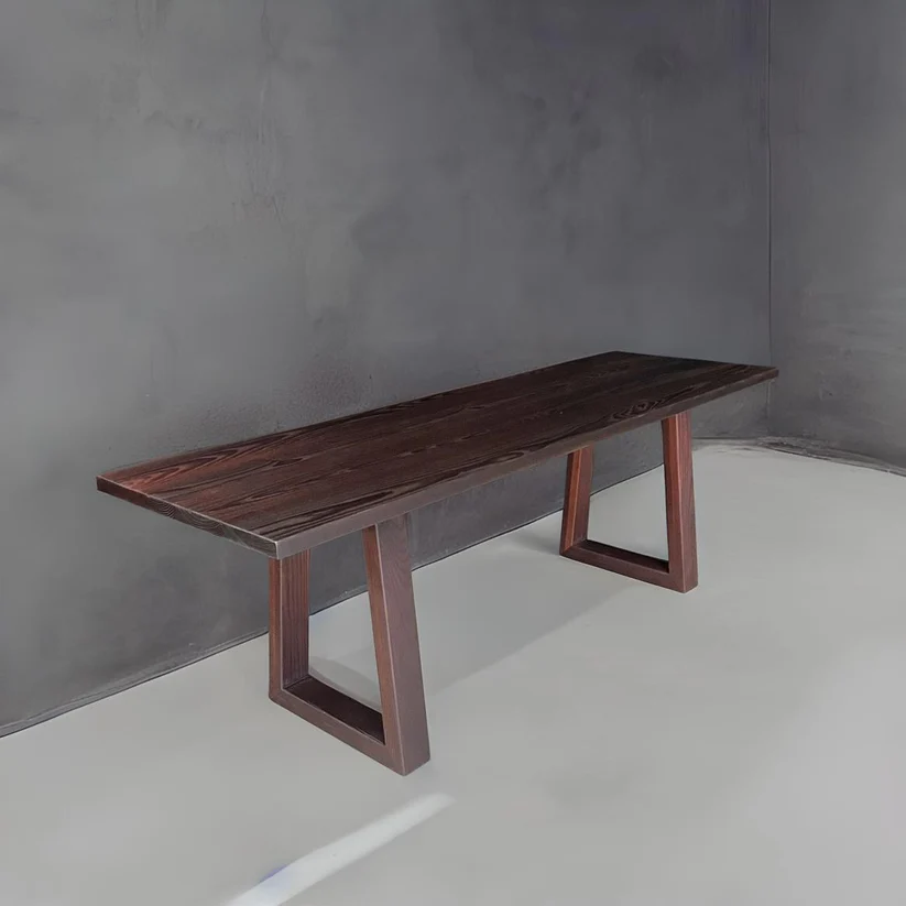 Image of Brunswick Dining Table by Arranmore Furniture showcasing its sleek U Leg design in a modern dining setting