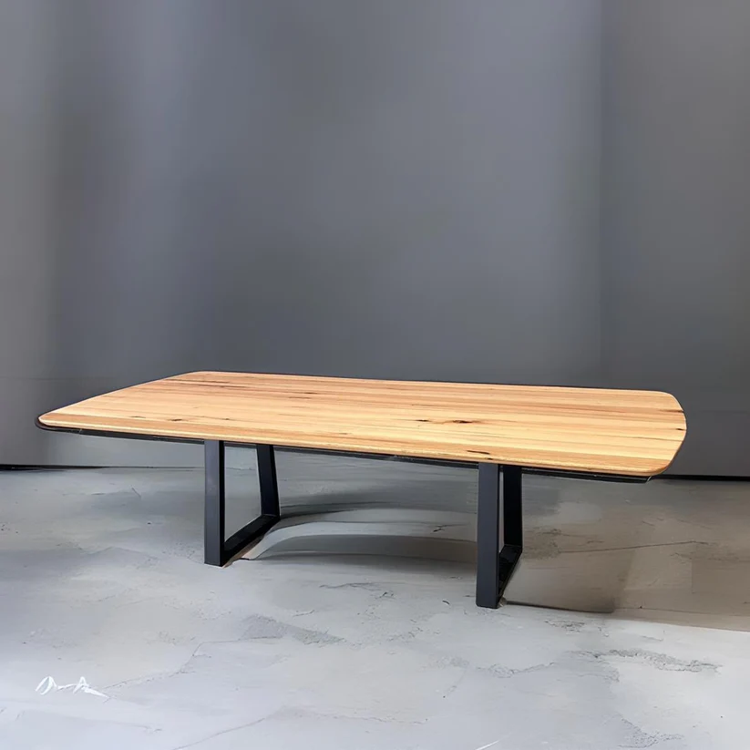 Sandringham Dining Table A versatile centerpiece by Arranmore Furniture featuring customizable base options in U X or Klein design crafted from timber or steel Perfect for modern dining spaces seeking elegance and versatility