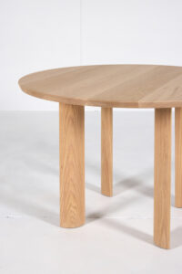 Elsternwick Round Dining Table made from premium timber with a smooth finish, perfect for any dining space.