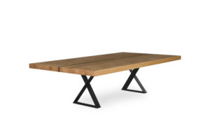 Wimbledon Dining Table, a versatile piece crafted from Oak, Victoria Ash, and Walnut Natural timbers, serving as both a dining table and table tennis table. Measures 2750mm x 1530mm x 750mm.